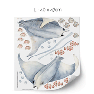 Under the sea wall stickers - Ocean Dreams - Rays