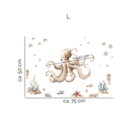Wandtattoo Unterwasserwelt - Ozeanträume - Oktopus