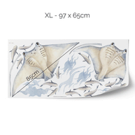 Under the sea wall stickers - Ocean Dreams - Rays ceiling wall sticker