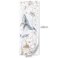 Height chart wall sticker - Ocean Dreams growth chart