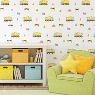 Dumper truck wall stickers