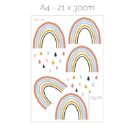 Rainbow wall stickers - Nordic rainbows