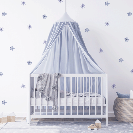 Flowers wall stickers - Lavender pastel