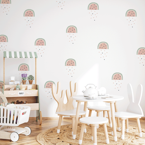 Juicy watermelons wall stickers