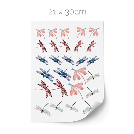 Jungle wall stickers - Dragonflies
