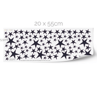 Space wall sticker - Moon with stars