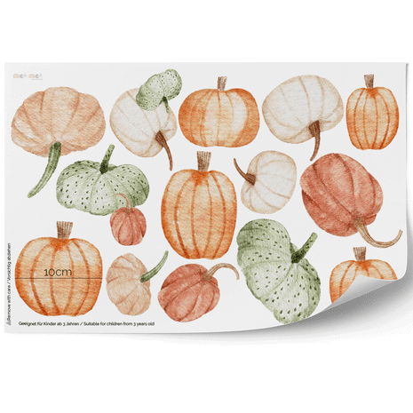 Autumn wall stickers - Pumpkins