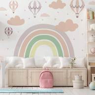 Rainbow wall sticker (Pastel)