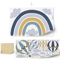 Rainbow wall sticker (Blue)