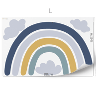 Rainbow wall sticker (Blue)