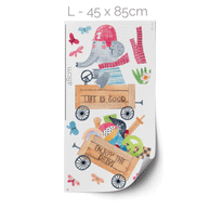 Animal wall stickers - 'Life is good' Elephant