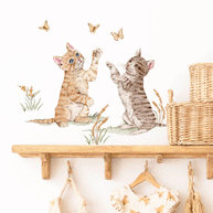Wandtattoo Landtiere - Magischer Bauernhof - Kätzchen