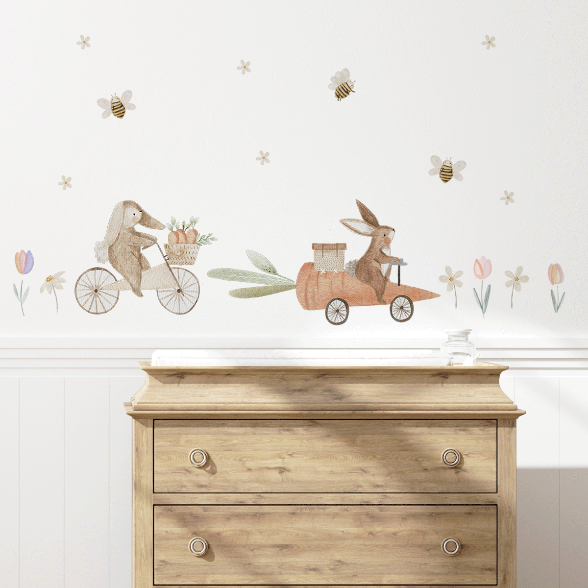 Woodland wall stickers - Bunny bliss