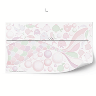 Cheeky mermaid tail wall stickers - Pastel whisper