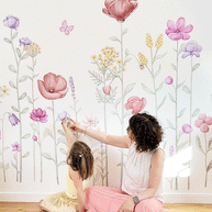 Wandtattoo Blumen - Wiesenzauber