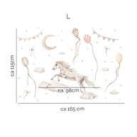 Horse wall stickers - Moon ride