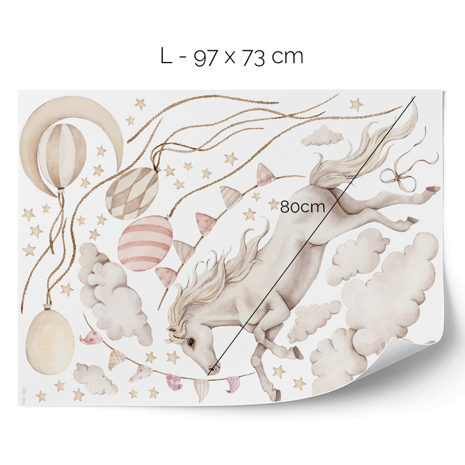 Horse wall stickers - Moon ride