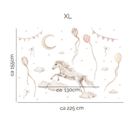 Horse wall stickers - Moon ride