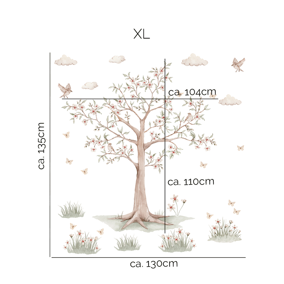 Tree wall stickers - Blossom tree - Moonlight Horses
