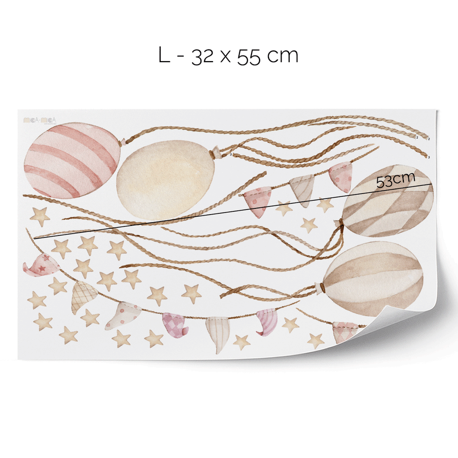 Balloon wall stickers – Dream balloons