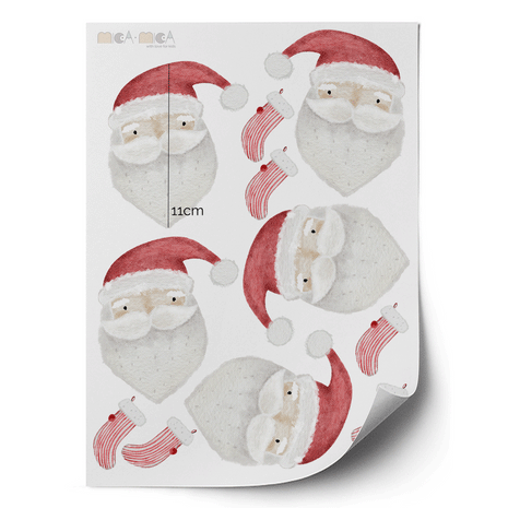 Wandtattoo Weihnachten - Weihnachtsmänner