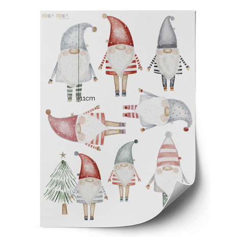 Wandtattoo Weihnachten - Weihnachtswichtel