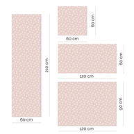 Furniture wrap - Daisies with Bees (pink)