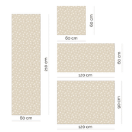 Furniture wrap - Daisies with Bees (beige)