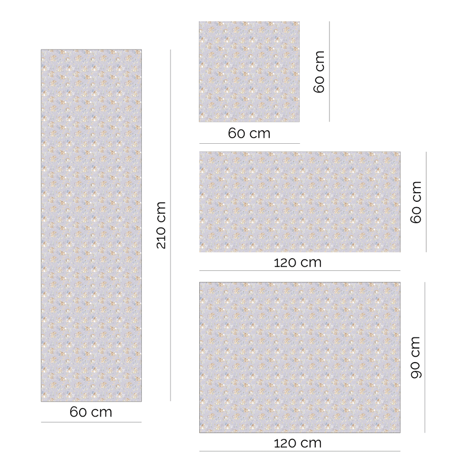 Furniture wrap - Bunny Blossoms (lavender)