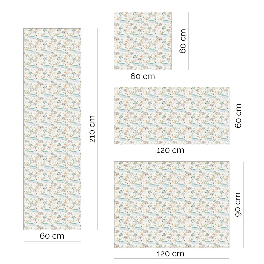 Furniture wrap - Rainforest Magic (white)