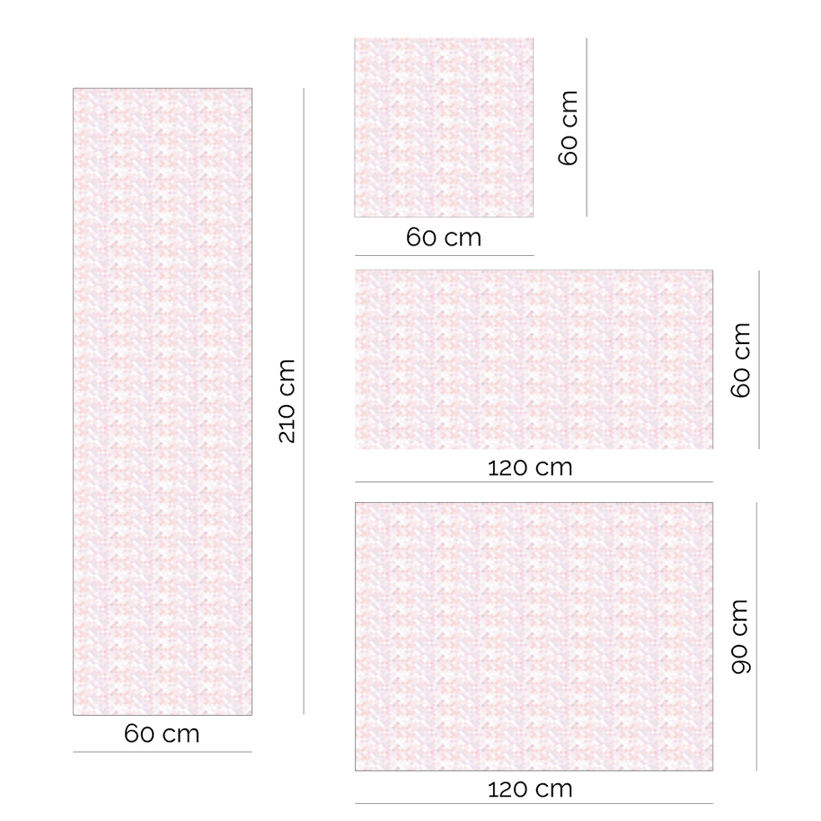 Furniture wrap - Mermaid (pink)