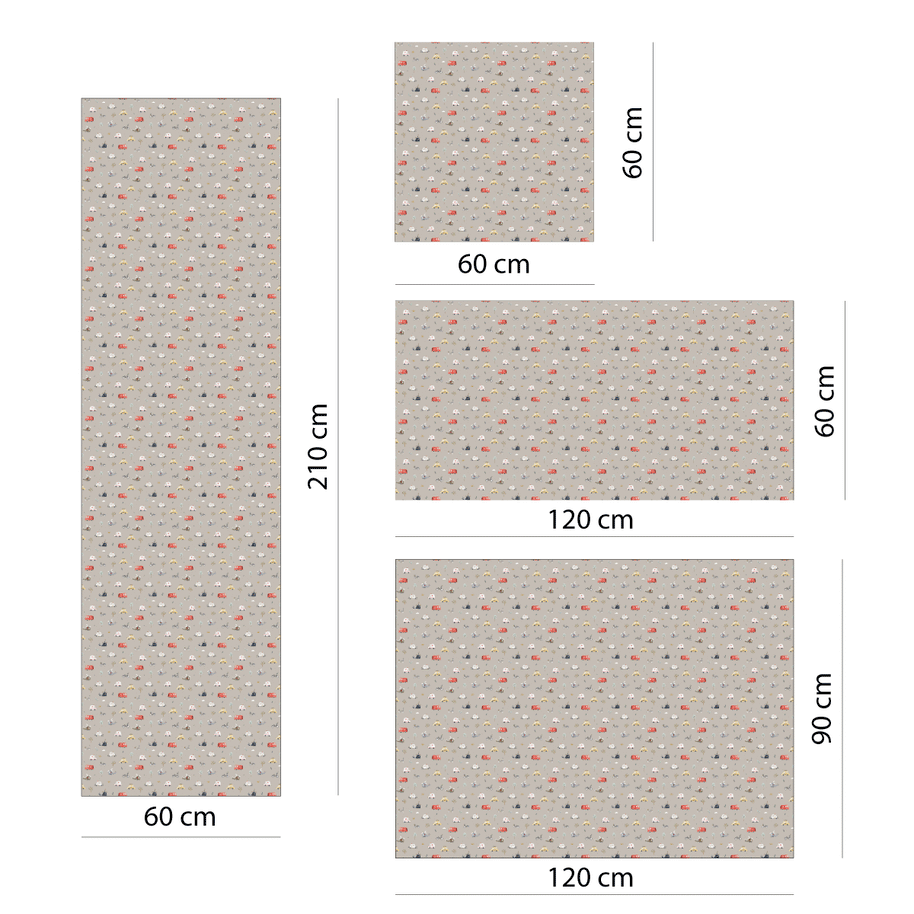 Möbelfolie - Abenteuer Straße (beige)