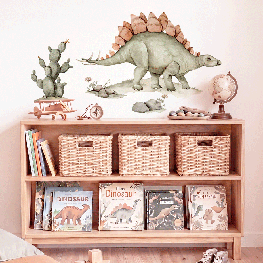 Wandtattoo Dinosaurier - Urzeit Giganten - Stegosaurus