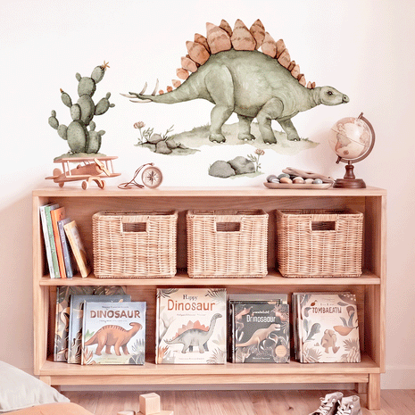 Wandtattoo Dinosaurier - Urzeit Giganten - Stegosaurus