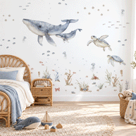 Under the sea wall stickers - Ocean Dreams - Turtles
