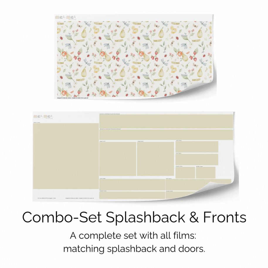 Sticker set for IKEA DUKTIG play kitchen - Fruit garden