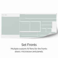 Sticker set for IKEA DUKTIG play kitchen - Lemons with bees (mint)