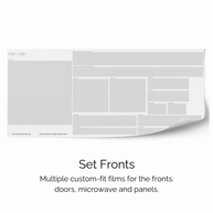 Sticker set for IKEA DUKTIG play kitchen - Fruit ice cream