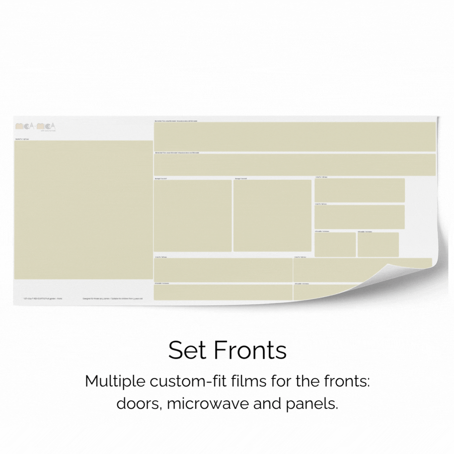 Sticker set for IKEA DUKTIG play kitchen - Fruit garden