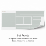 Klebefolie für IKEA DUKTIG Kinderküche - Frühlingsblumen (Minze)