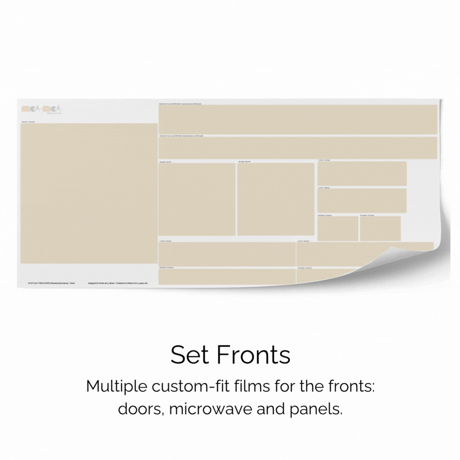 Sticker set for IKEA DUKTIG play kitchen - Strawberries