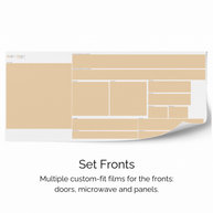 Sticker set for IKEA DUKTIG play kitchen - Delightful cupcakes (toffee cream)