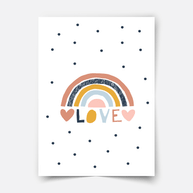 Love rainbow Fine Art Print