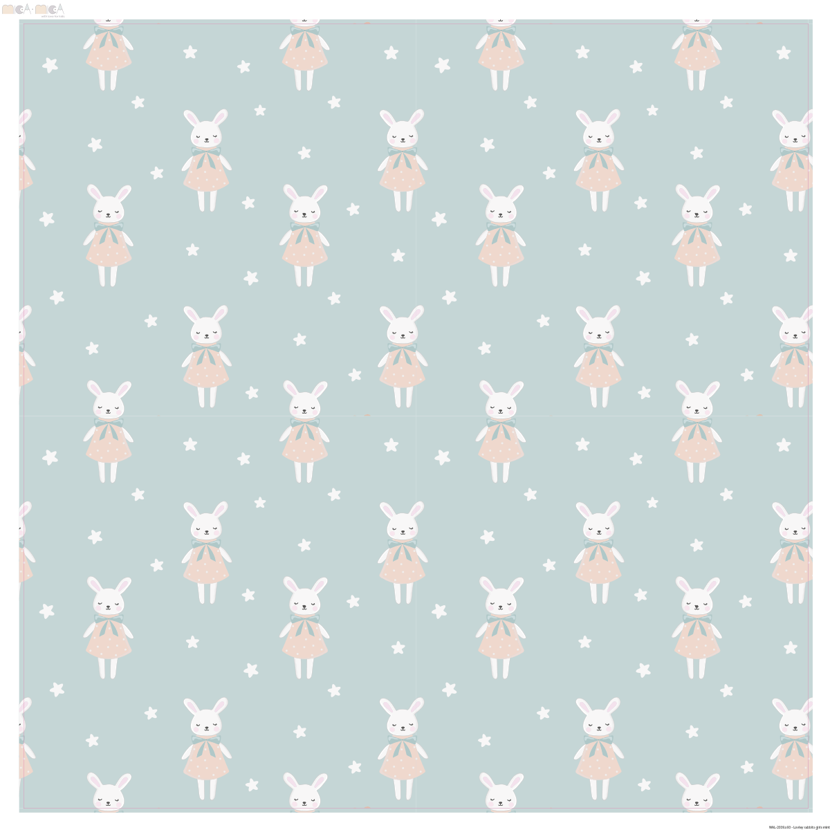 Hase Luna (Minze) - Tapete