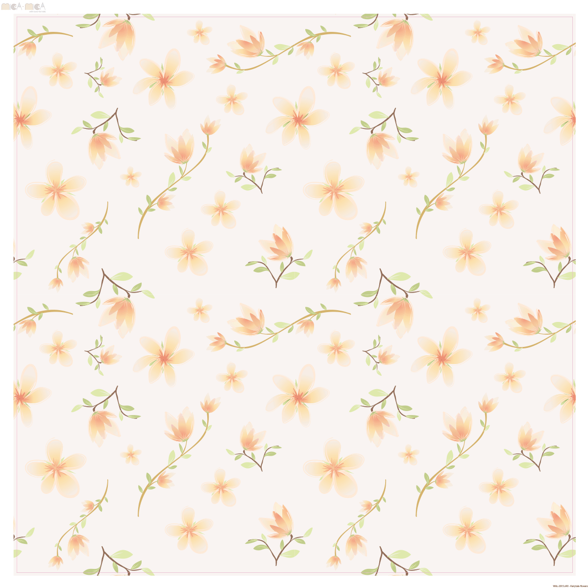 Märchenhafte Blumen - Tapete