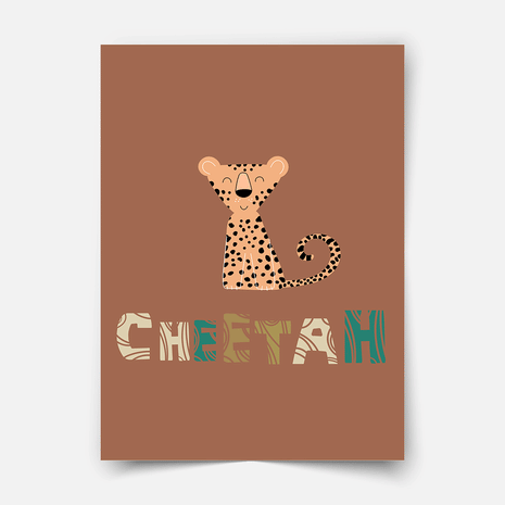 Safari animals - Cheetah Fine Art Print