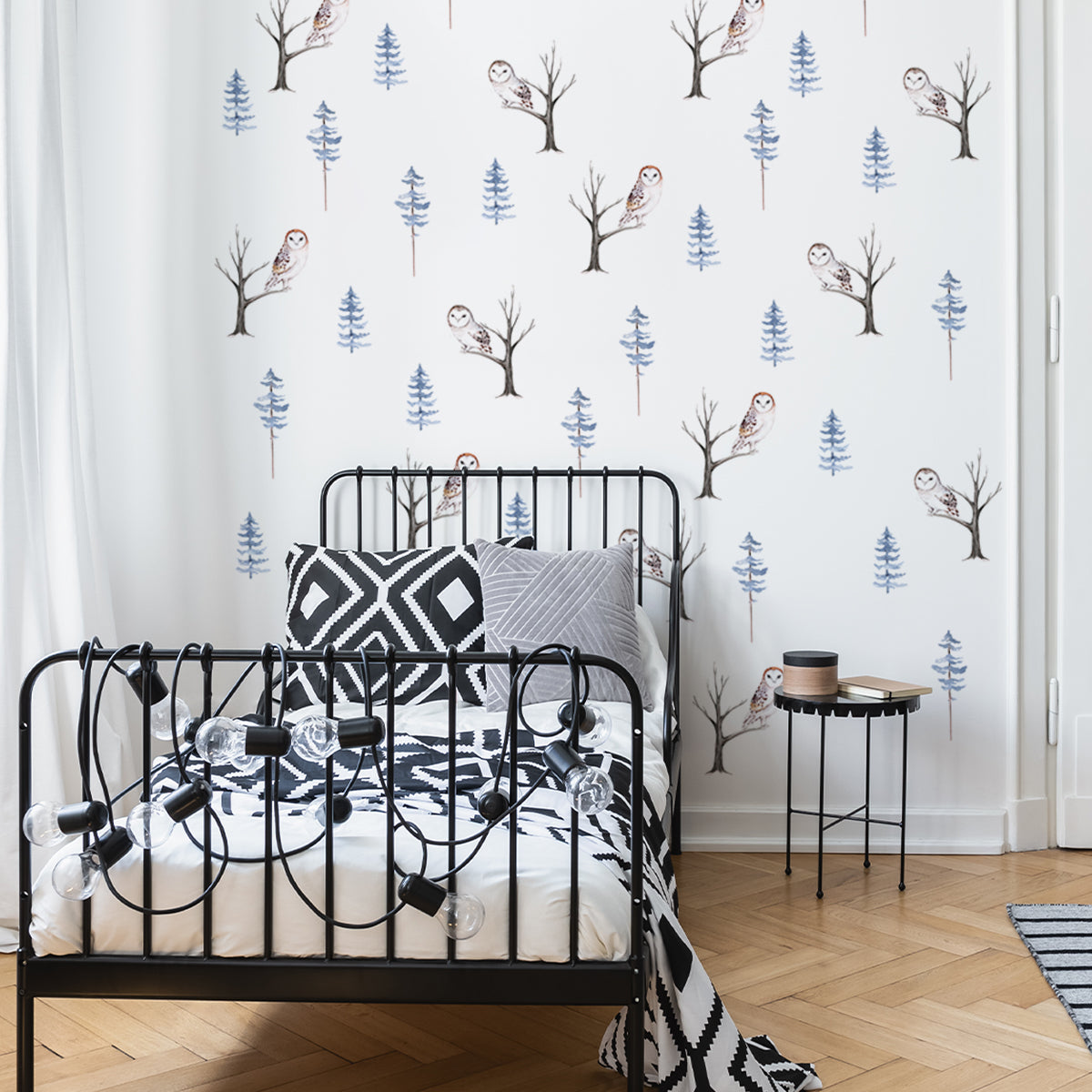 kids bedroom wall stickers, nursery wall stickers, wall stickers, wall decal , wall tattoo, forest animals wall sticker, woodland animals wall sticker, owl wall sticker, girls wall sticker, wall stickers with owls, scandinavian wall stickers, kids bedroom ideas, nursery ideas, nordic wall stickers, wall decor ideas