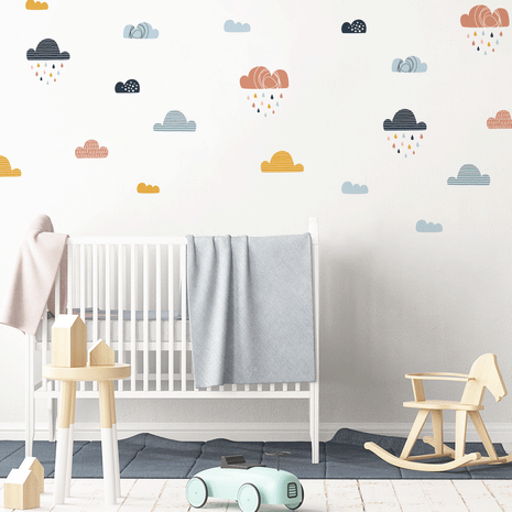 kids bedroom wall sticker, nursery wall sticker, wall sticker, wall decal , wall tattoo, clouds wall sticker, clouds wall sticker, girls wall stickers, wall stickers with clouds, scandinavian wall sticker, clouds with rain wall sticker, wall stickers with clouds, nordic wall stickers, nordic wall decal, scandinavian wall decal, nursery room ideas, kids bedroom ideas