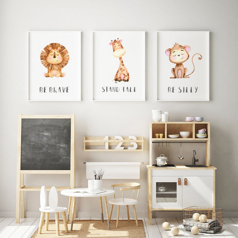 Charakter Tiere - Affe - Poster