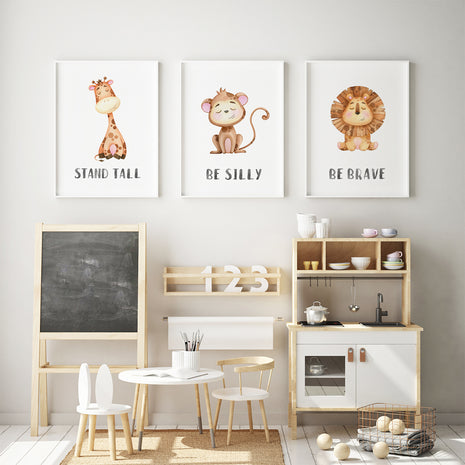 Charakter Tiere - Giraffe - Poster
